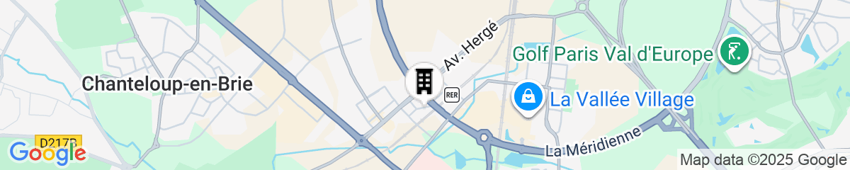Map for Residhome Val d'Europe