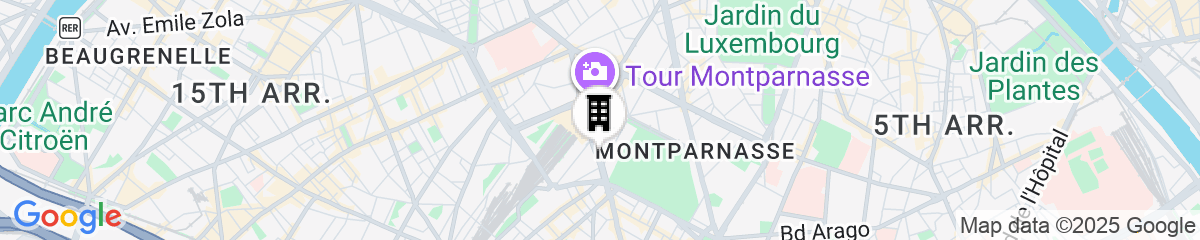 Map for Citadines Montparnasse Paris