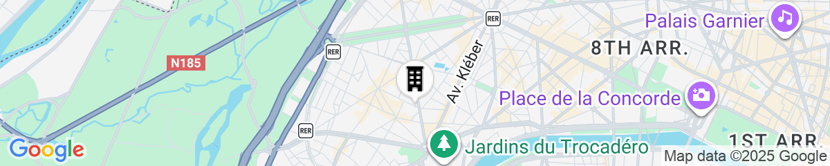 Map for Citadines Trocadéro Paris