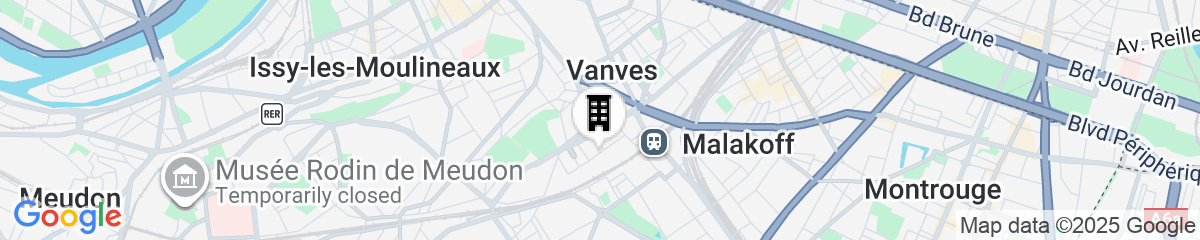 Map for Aparthotel Adagio Access Paris Vanves Porte de Chatillon