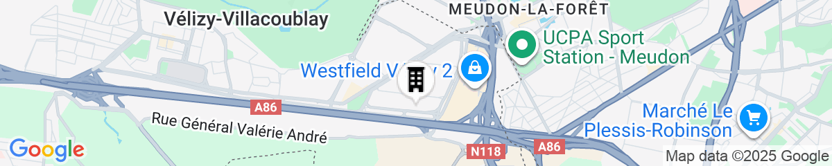 Map for  Nemea Appart Hotel Europe Velizy Villacoublay