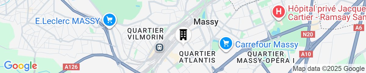 Map for Residhome Apparthotel Paris Massy