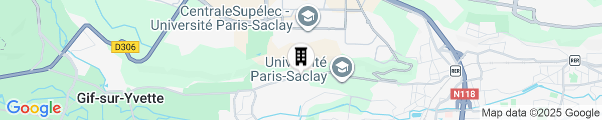 Map for  Residhome Paris Saclay – Bures sur Yvette
