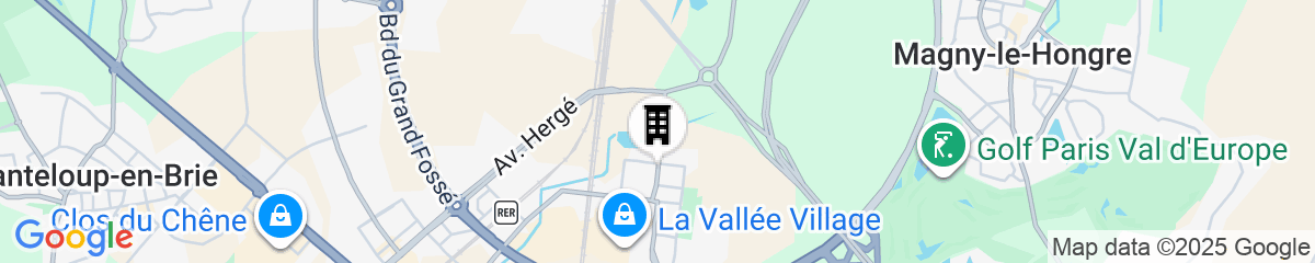 Map for Aparthotel Adagio Serris - Val d'Europe