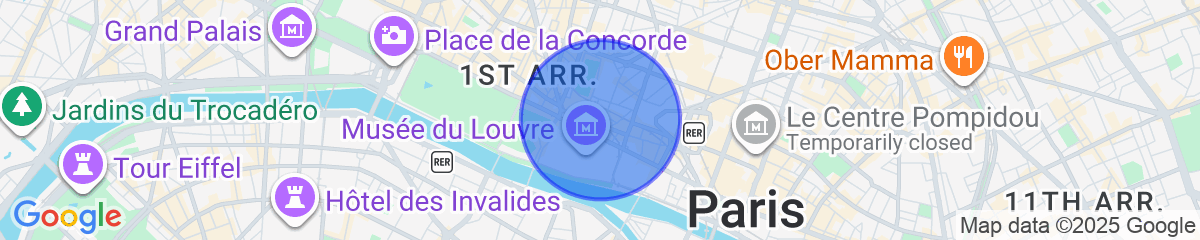 Map for Superb Duplex Louvre Museum 2 Bedrooms