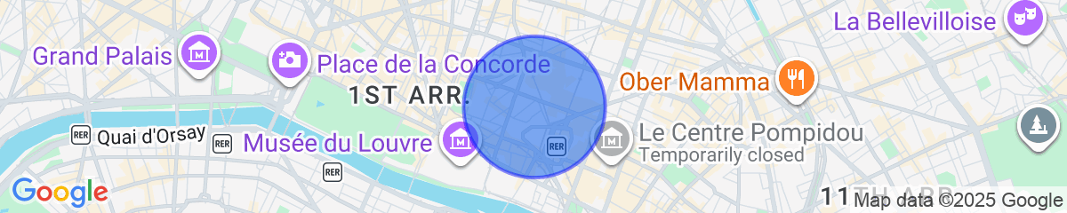 Map for Sublime Apartment Louvre Museum Concorde