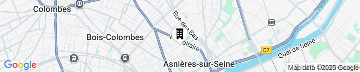 Map for Aparthotel Adagio Access Paris Asnières