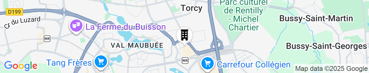 Map for APPARTHOTEL Torcy