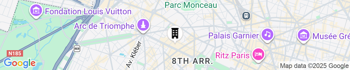 Map for The Blue Elysée