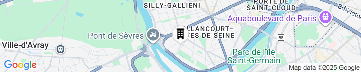 Map for Lagrange Apart'HOTEL Paris/Boulogne