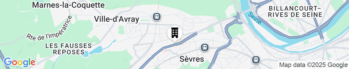 Map for Hôtel oh sèvres autrement