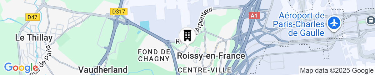 Map for Zenitude Hotel-residences Paris Roissy Village