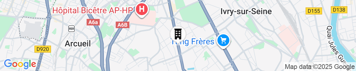 Map for Appart'City Confort Paris Villejuif