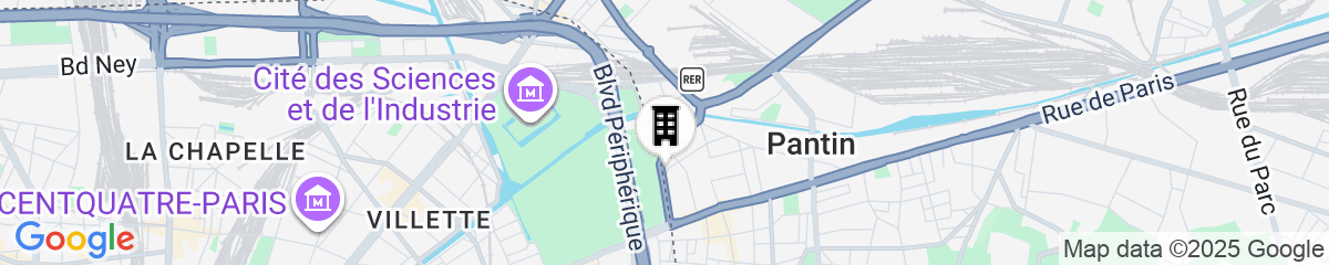 Map for Art Hotel Paris Est