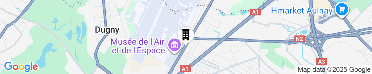 Map for Appart'City Confort Le Bourget-Aéroport