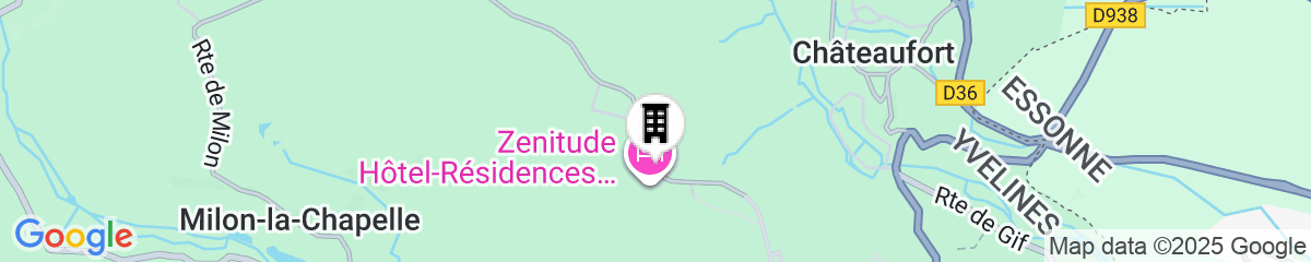 Map for Zenitude Hôtel - Résidences Magny les Hameaux