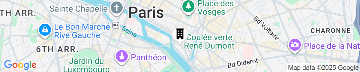 Map for The People Paris Marais