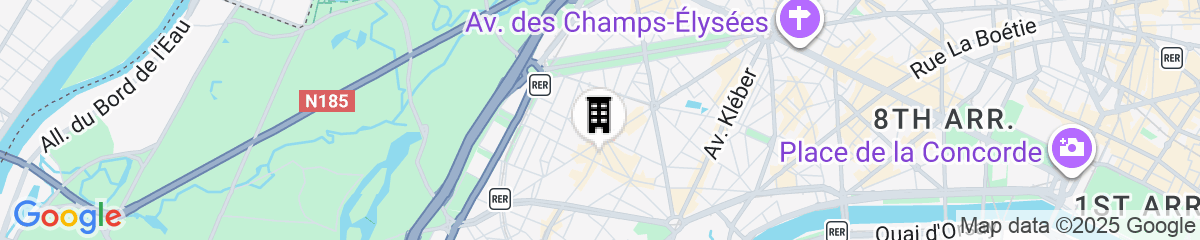 Map for The Charming Trocadero Eiffel Tower