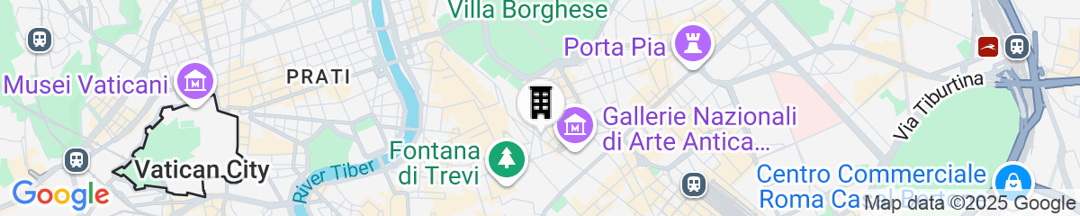 Map for SUITE SISTINA FOR BRAVE LOVERS