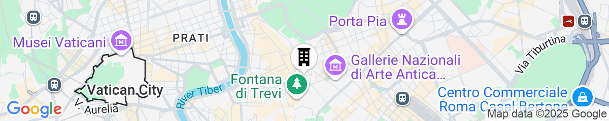 Map for Hotel City Palazzo dei Cardinali