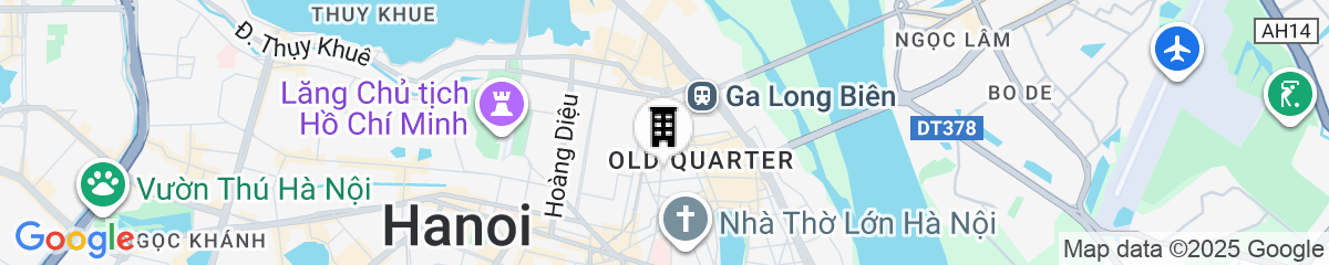 Map for Proverb Hotel Hanoi