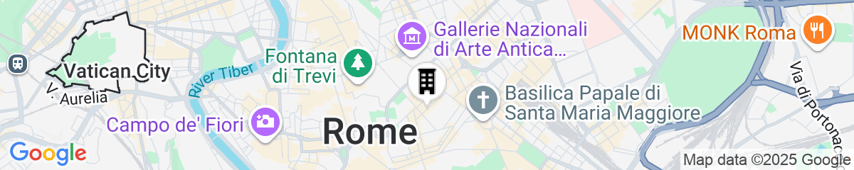 Map for Rome Life Hotel