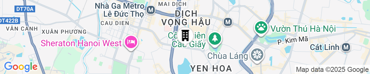 Map for Mövenpick Living West Hanoi