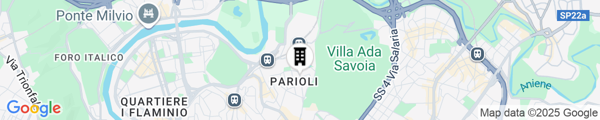 Map for Hotel Villa Duse