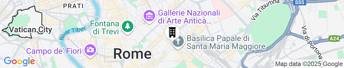 Map for DoubleTree by Hilton Rome Monti