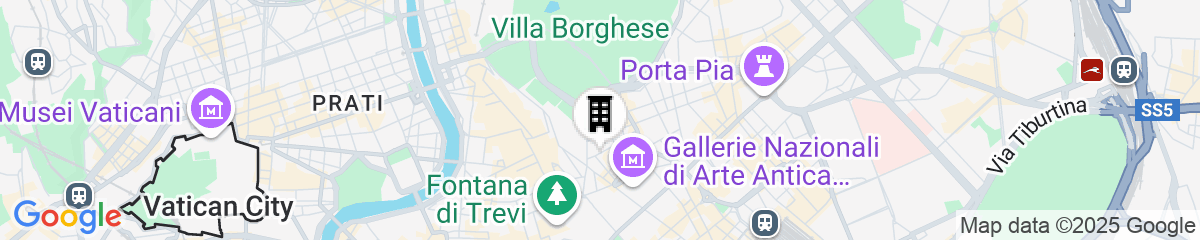 Map for Hotel degli Artisti