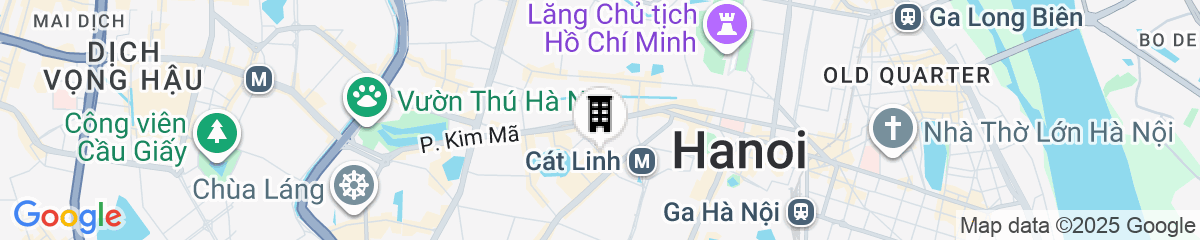 Map for Lancaster Hanoi Service Apartment