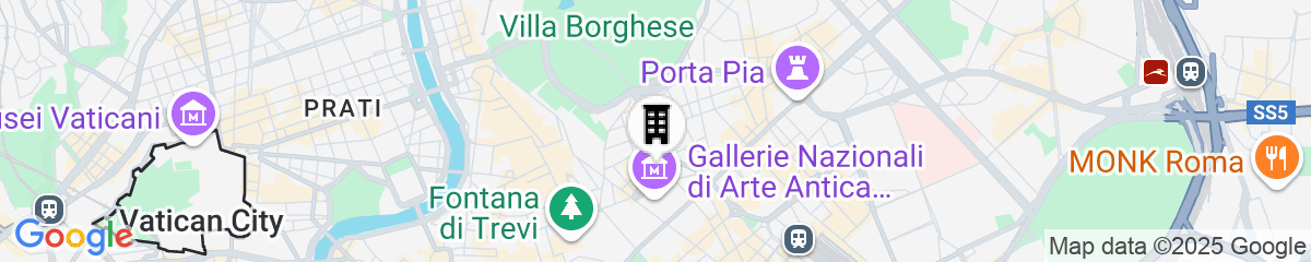 Map for Aleph Rome Hotel Curio Collection by Hilton