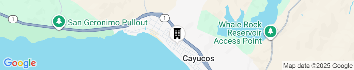 Map for Cayucos Beach Inn