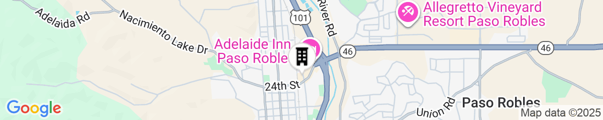 Map for Holiday Inn Express & Suites Paso Robles by IHG