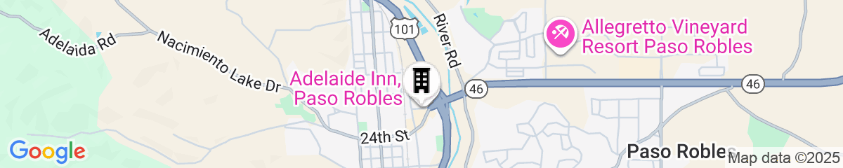 Map for Adelaide Inn