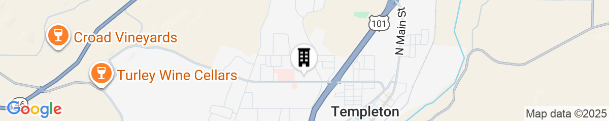 Map for Cambria Hotel Templeton - Paso Robles