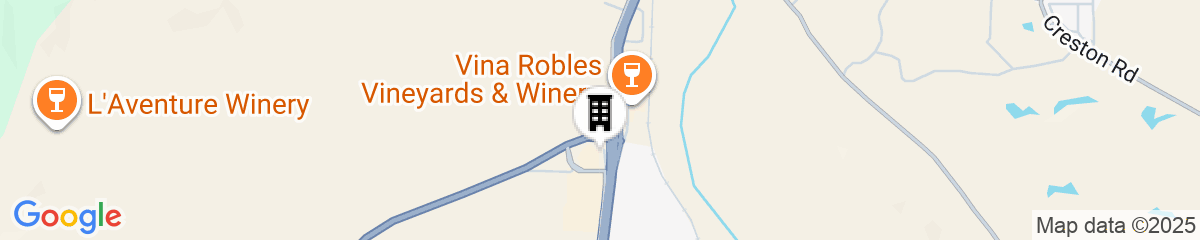 Map for Hampton Inn & Suites Paso Robles