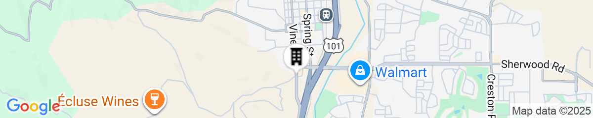 Map for Courtyard Marriott Paso Robles