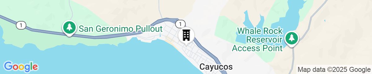 Map for Cayucos Sunset Inn B&B