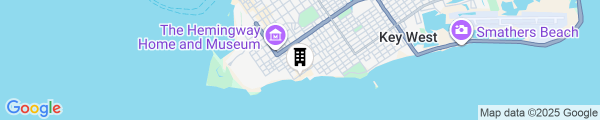 Map for Southernmost House