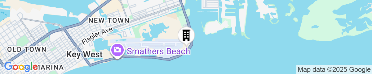 Map for Hampton Inn Key West FL