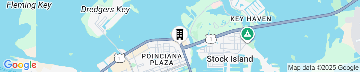 Map for Hilton Garden Inn Key West / The Keys Collection