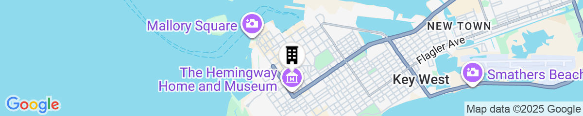 Map for Key West Villas