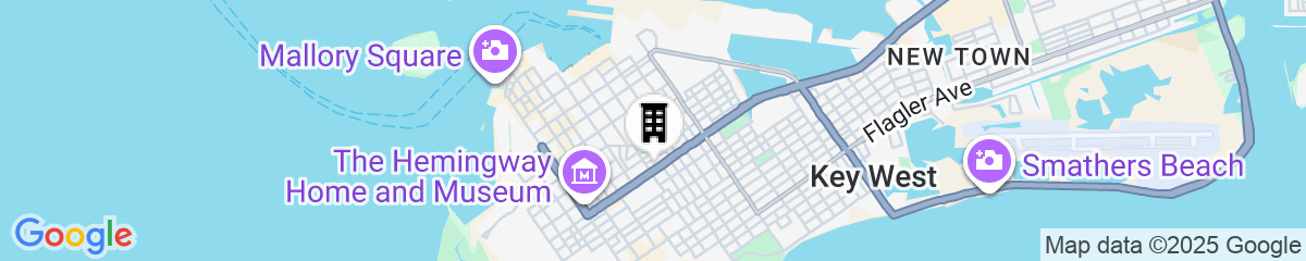 Map for La Pensione Inn