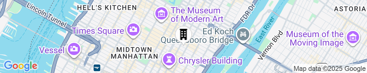 Map for The Kimberly Hotel