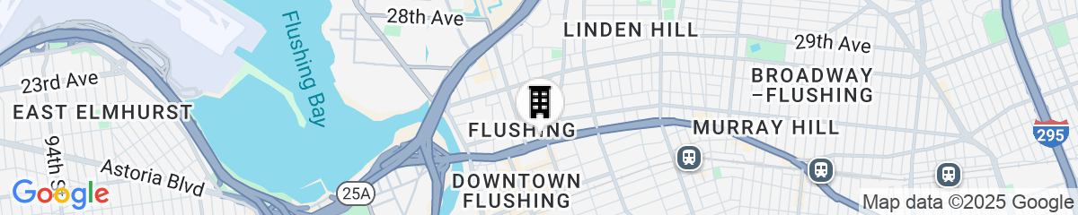 Map for The Westin Flushing Laguardia Airport