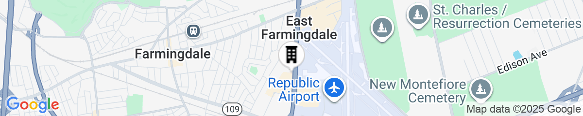 Map for Hampton Inn & Suites By Hilton Long Island Farmingdale