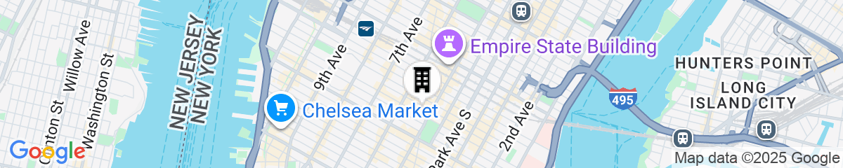 Map for Broadway Plaza Hotel