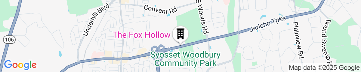 Map for The Inn At Fox Hollow Hotel