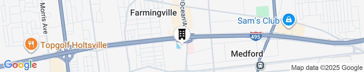 Map for Holiday Inn Long Island-Islip Arpt East by IHG